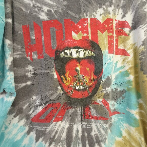 Man Boohooman  Graphic Tee T-Shirt Large Gray - Picture 2 of 5